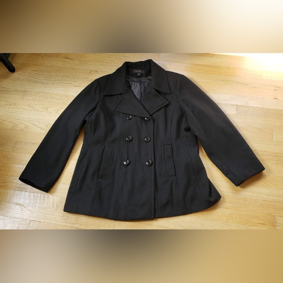 Jason Kole Wool Blend Women’s Pea Coat, Size XL - Picture 2 of 16